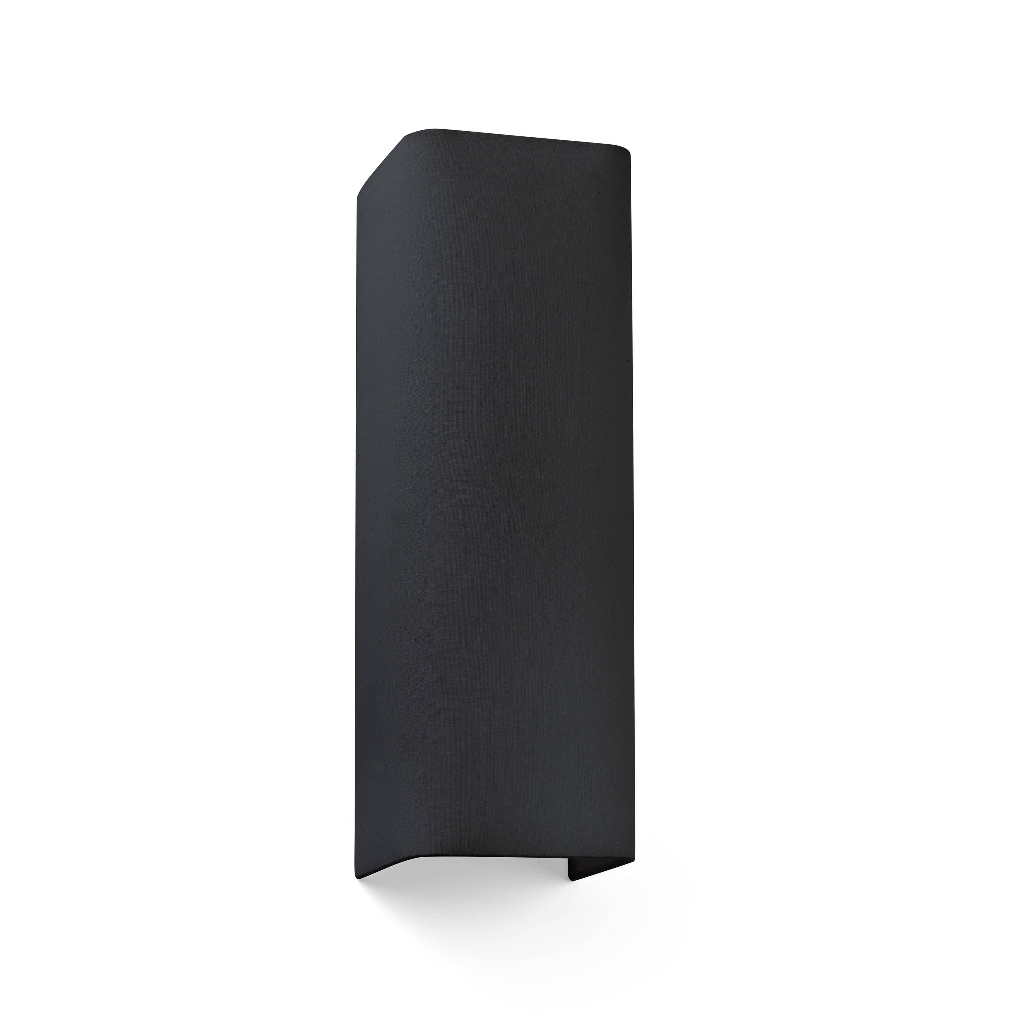 Netlighting Cotton Black Square Wall Light 370x 125x 105 2x E27