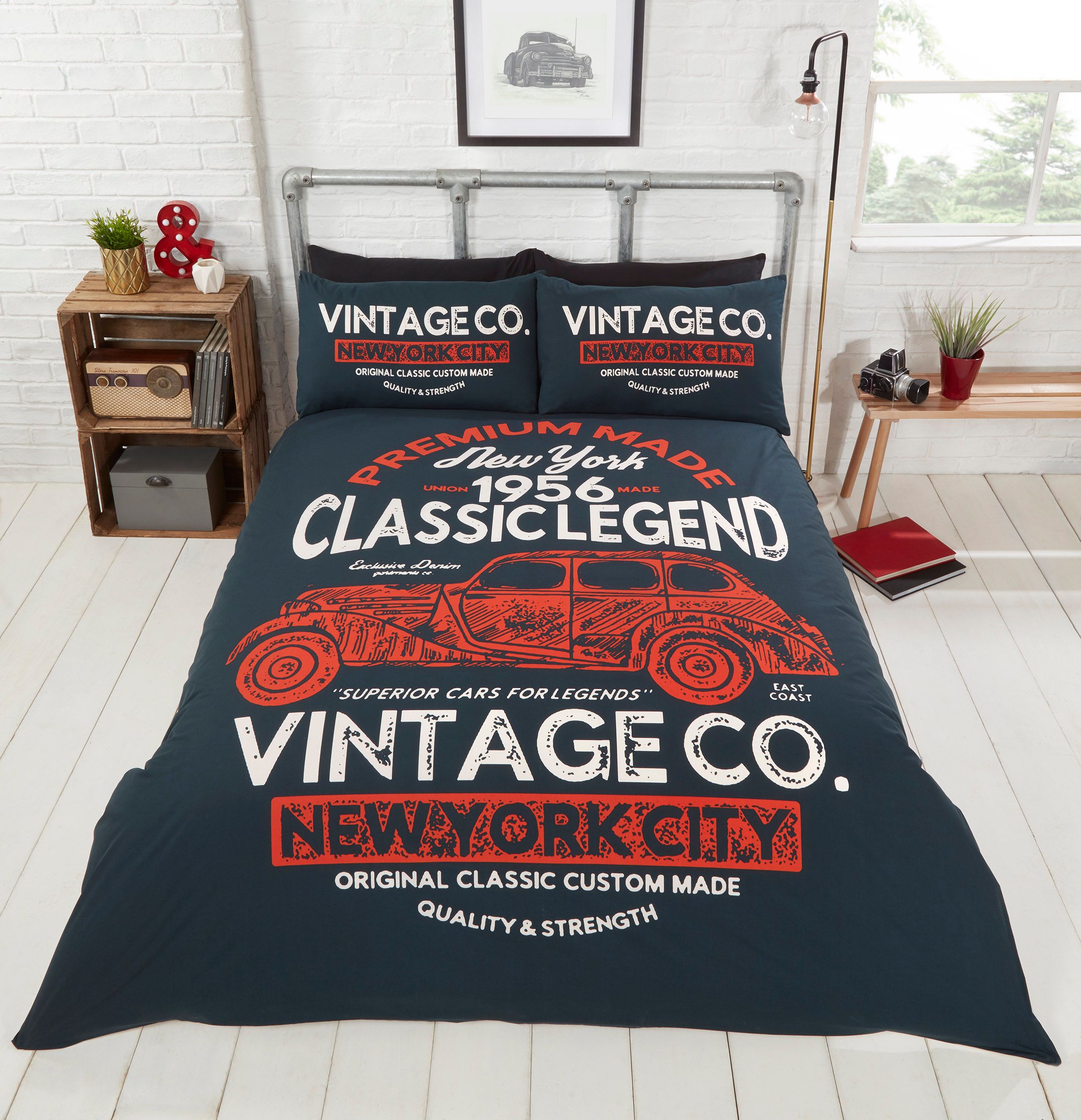 Rapport Home Classic Legend Duvet Cover Set with Pillowcase