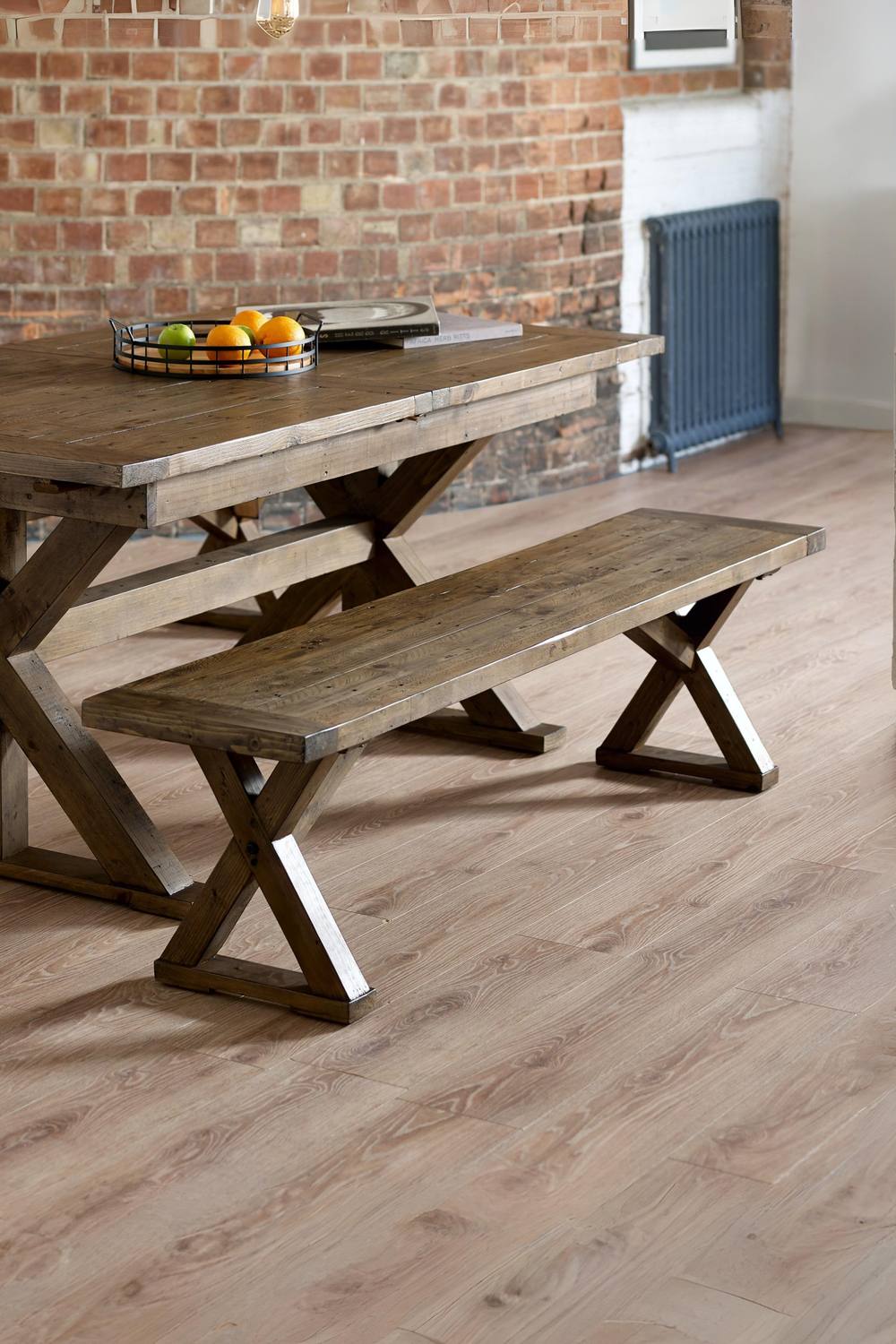 Julian Bowen Chatsworth 2 Seater Dining Bench in Dark Brown