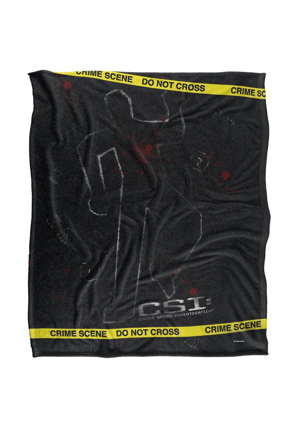 ViacomCBS/Nickelodeon Csi Outline Silky Touch Super Soft Throw Blanket 152 X 127 cm in White
