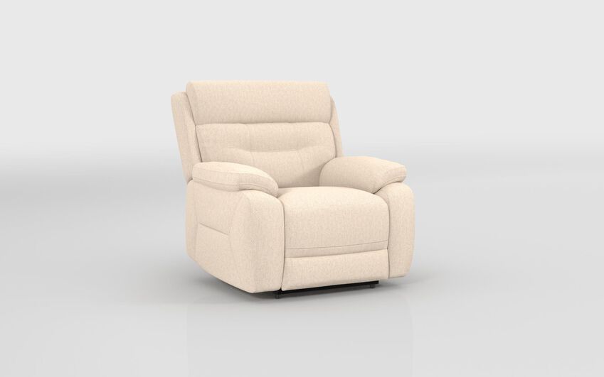 White Fabric Fenton Armchair