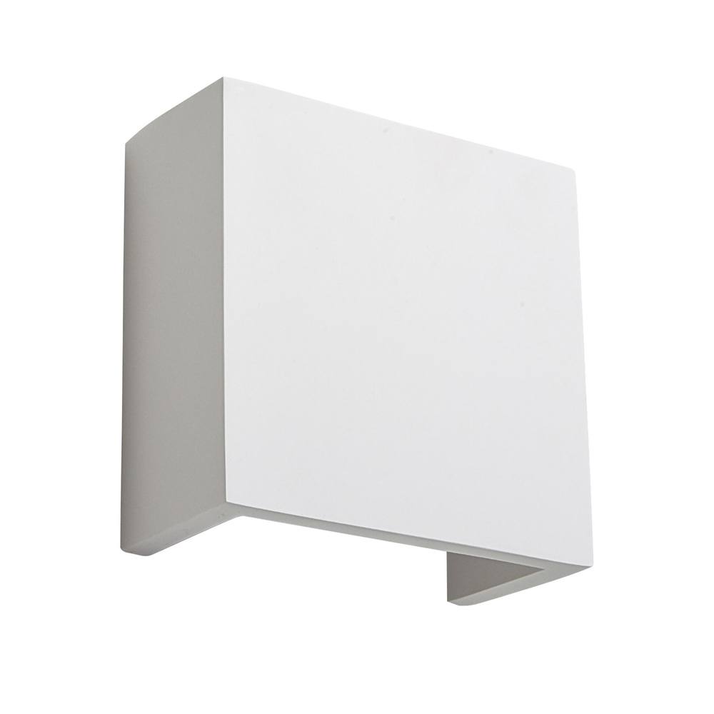 First Choice Lighting Michele - White G9 Plaster Wall Light