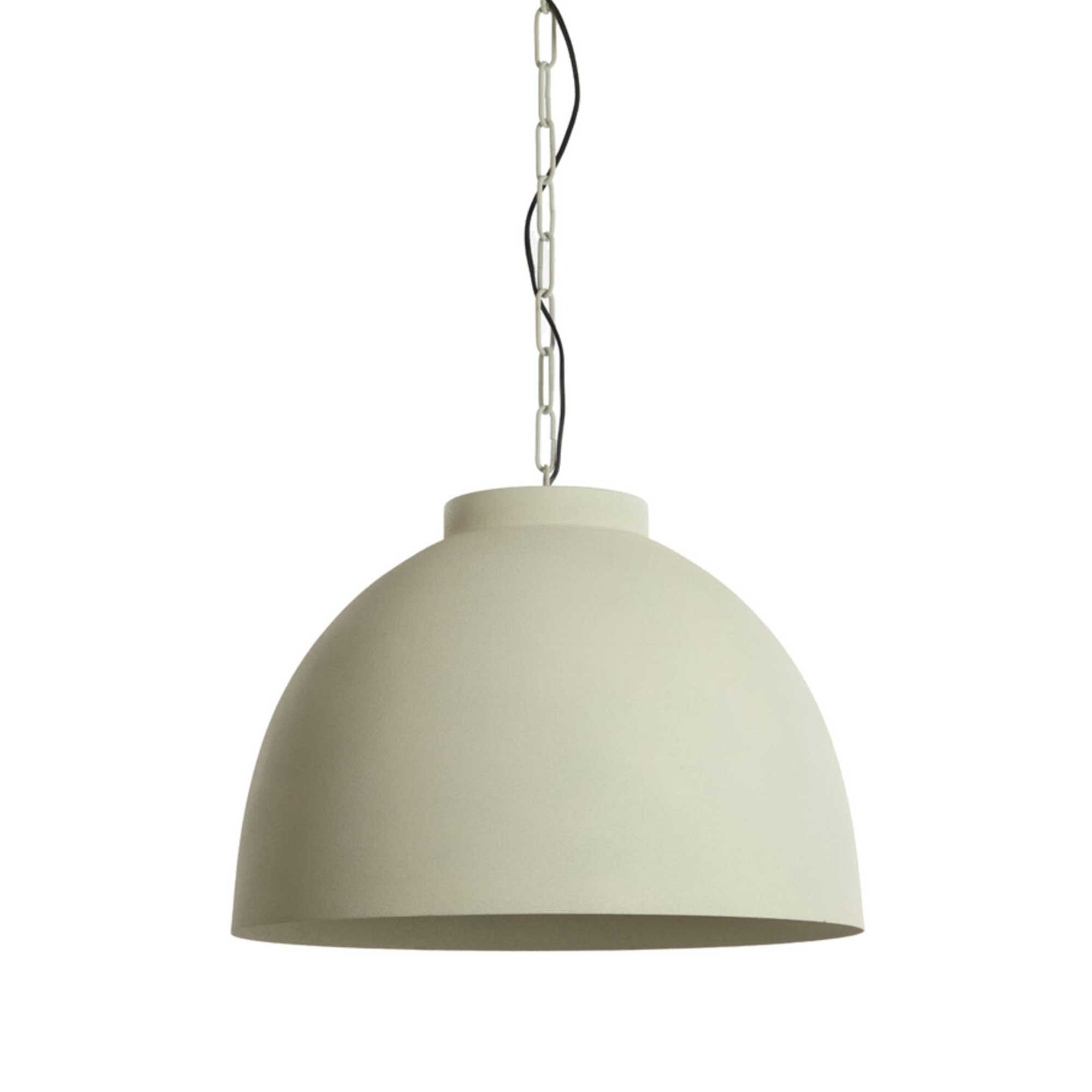 Large Cream Dome Pendant Light | Barker & Stonehouse