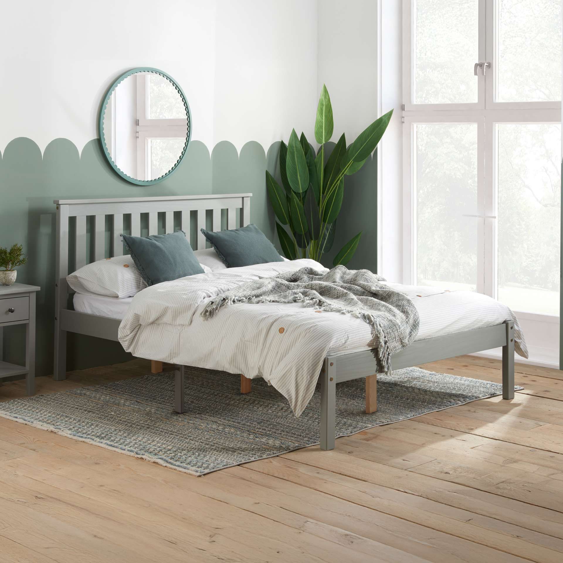 Birlea Denver Bed in Grey