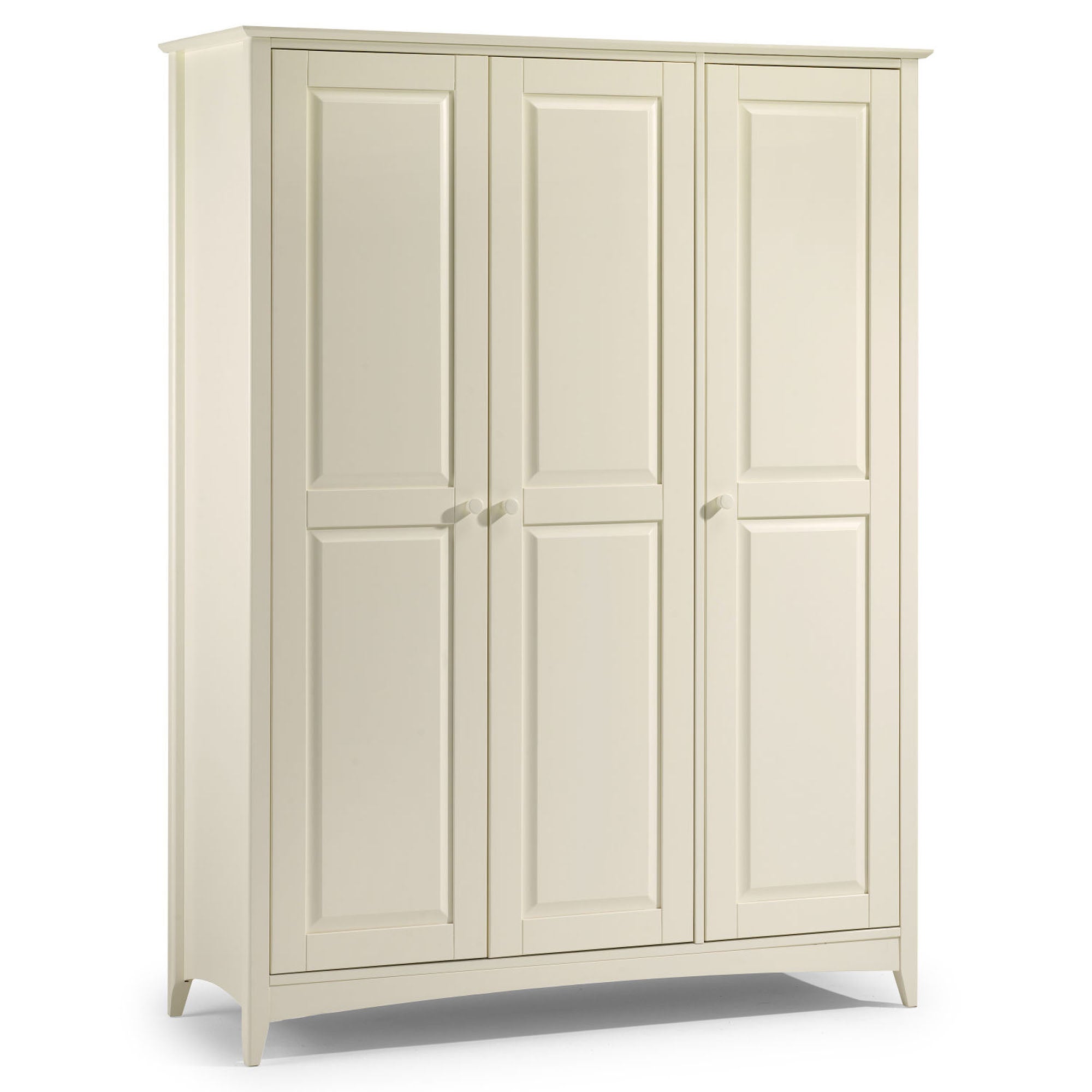 Cameo Stone White Triple Wardrobe Cream