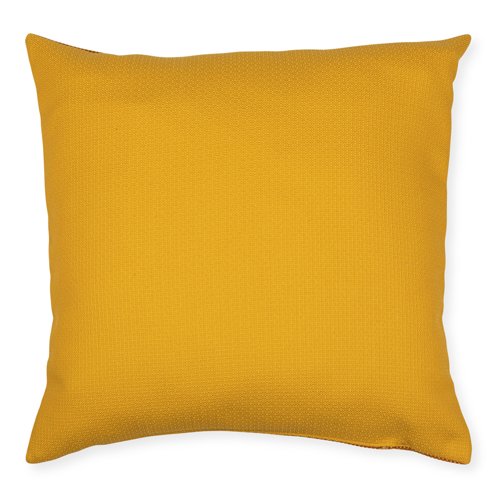 Heal's Greenwich Recycled Outdoor Cushion Yellow 60 x 60cm