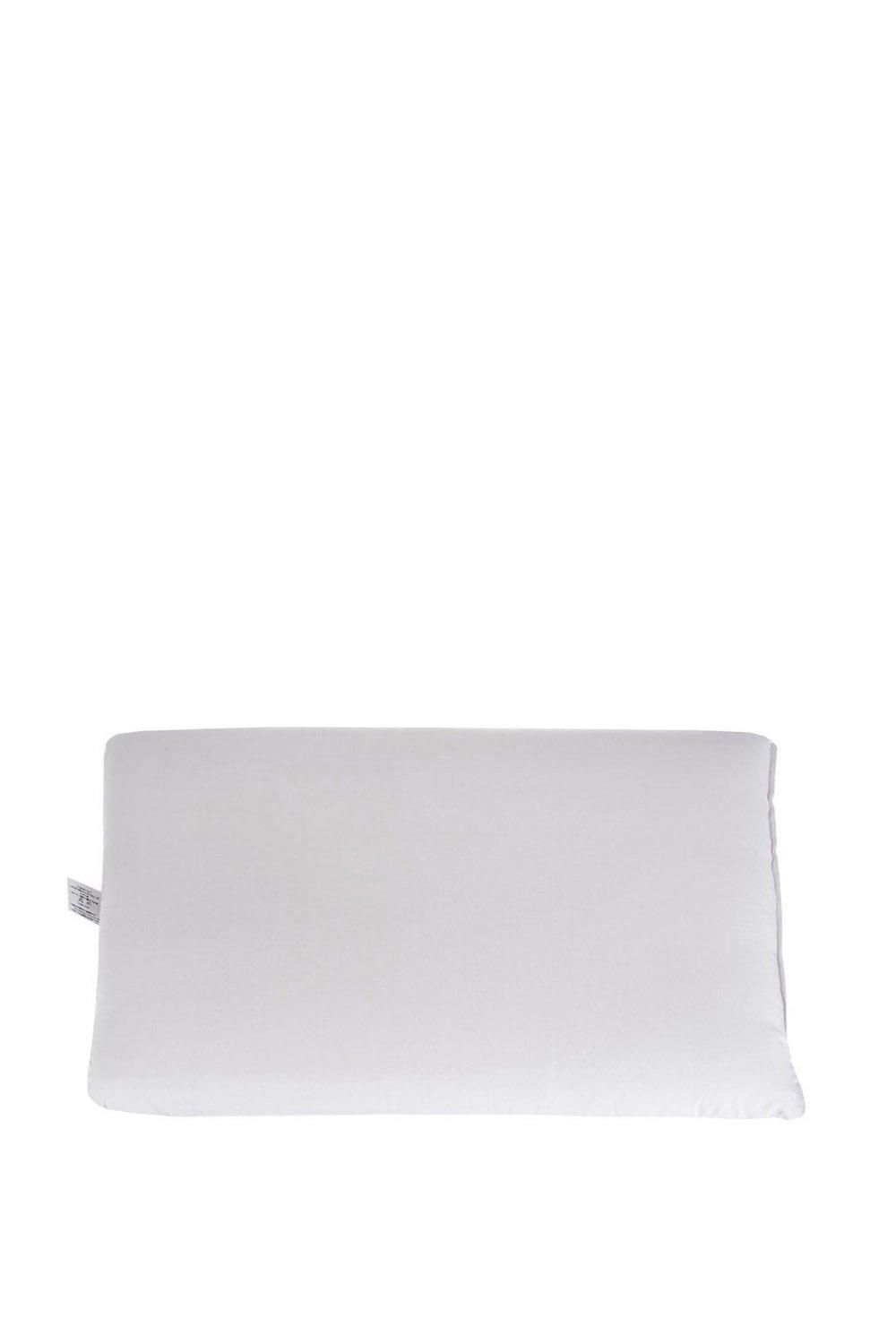 Homescapes Soothing Aloe Vera Infused Cotton Pillow with Goose Feather & Down in White
