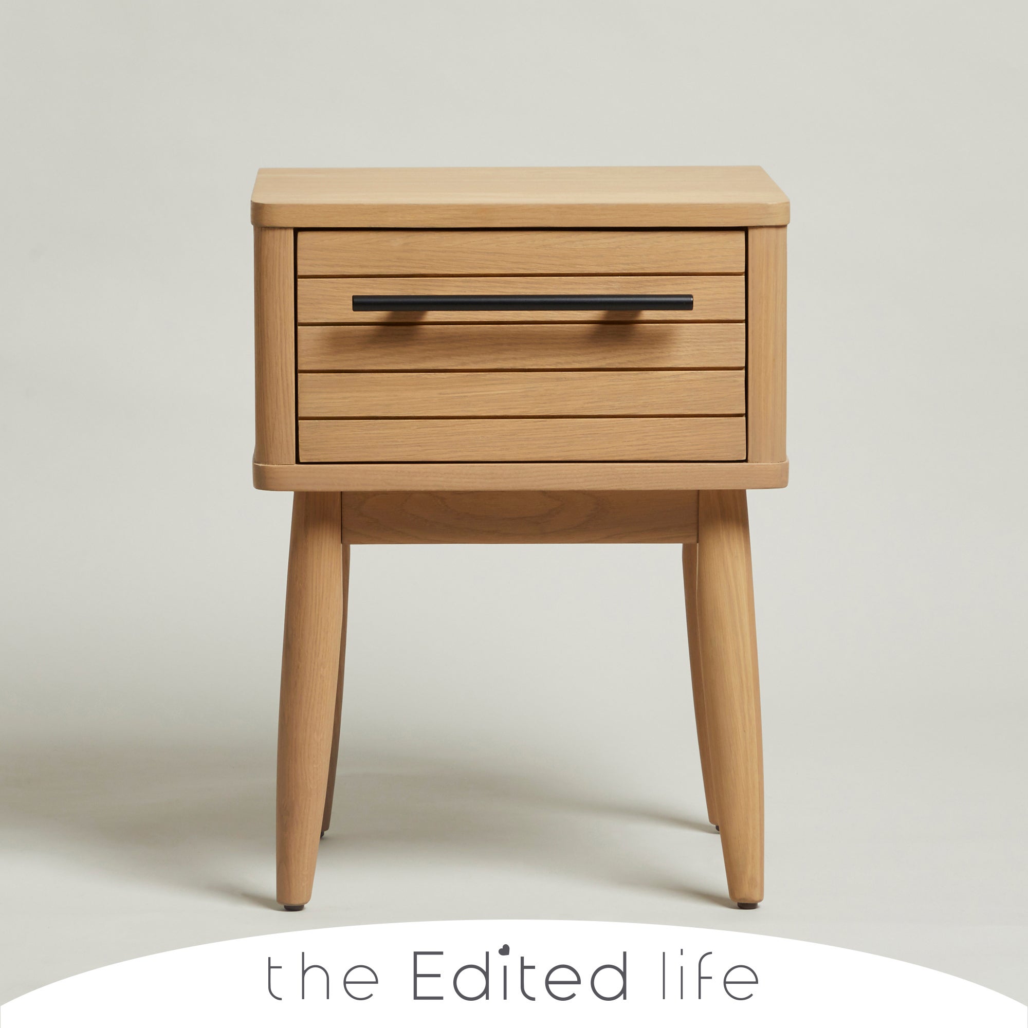 Akina Oak Bedside Table Brown