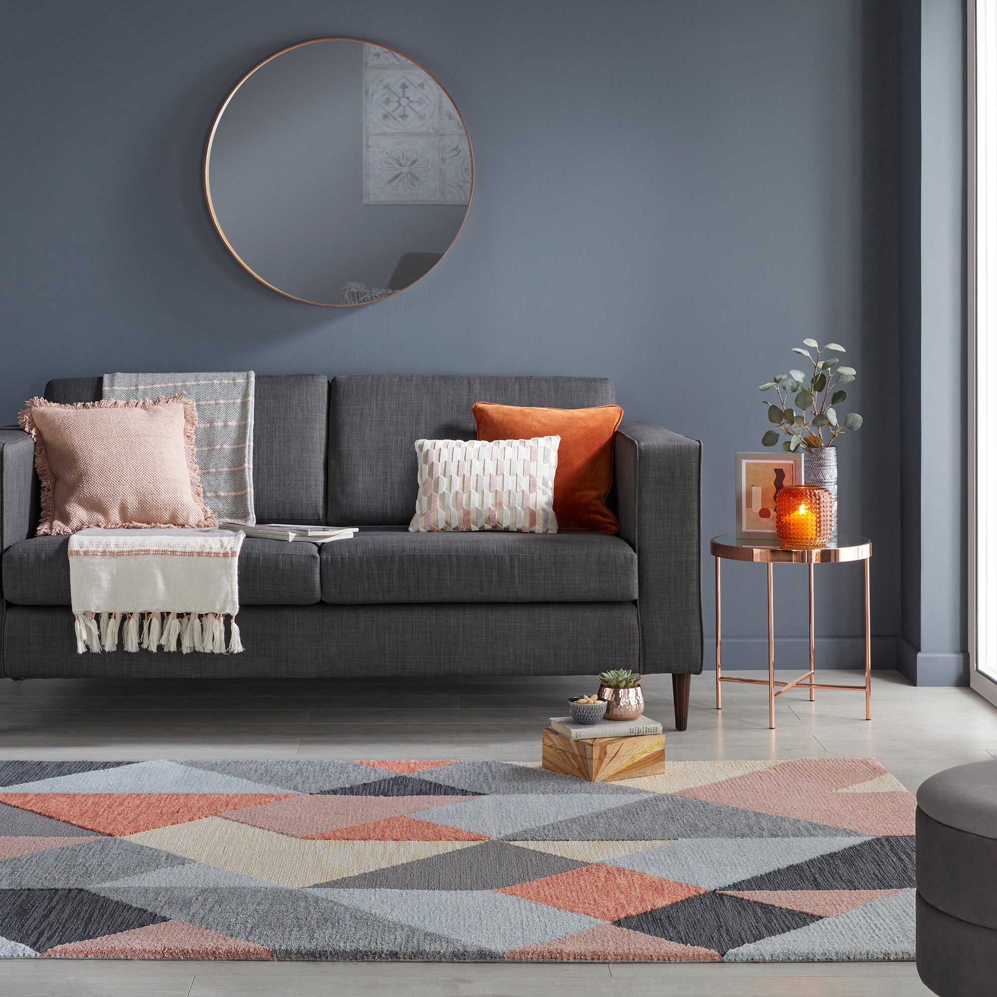 Icon Geometric Rug Icon Geometric Terracotta