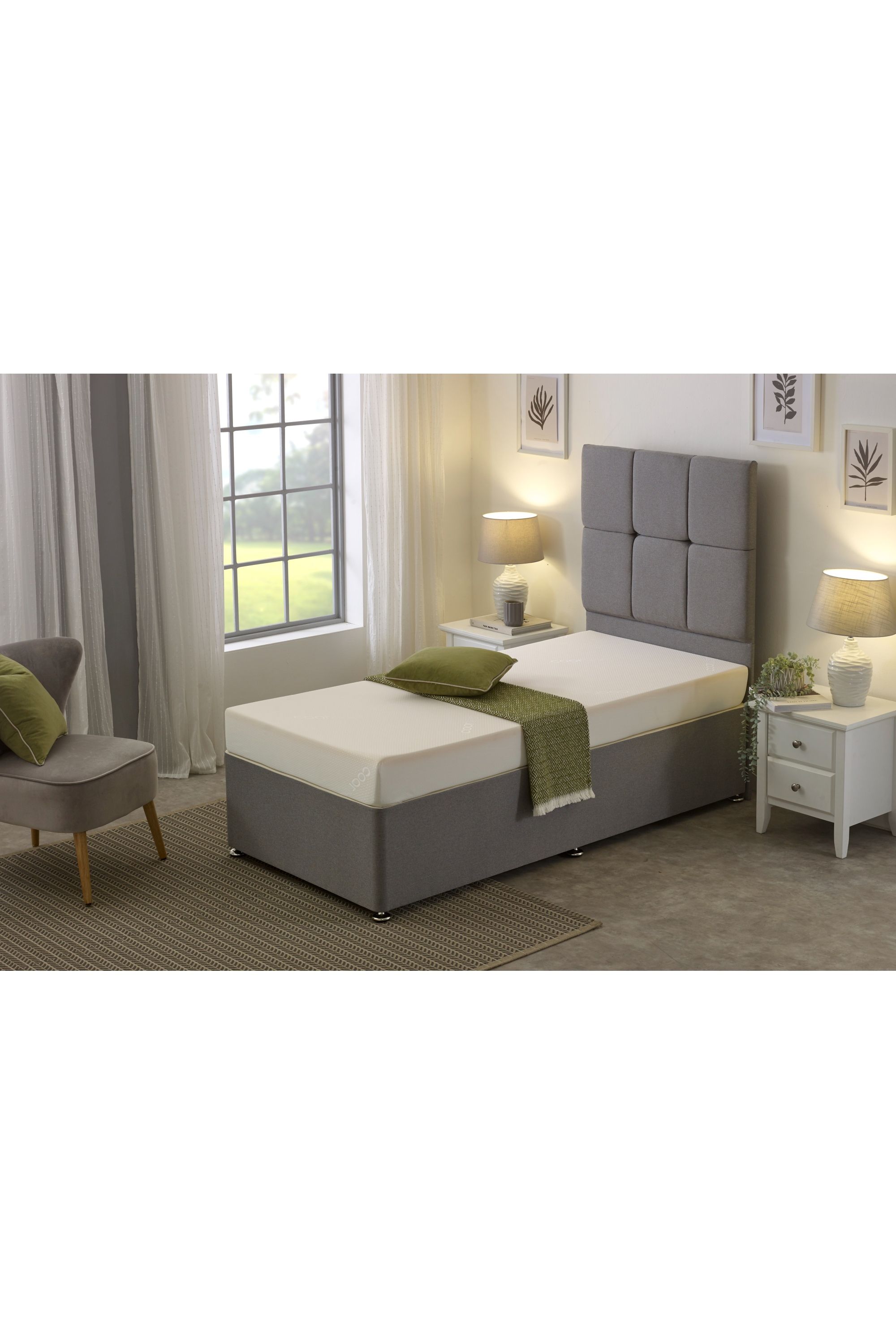 eXtreme Comfort Ltd 10cm Deep Ortho Reflex Foam Value Mattress in White