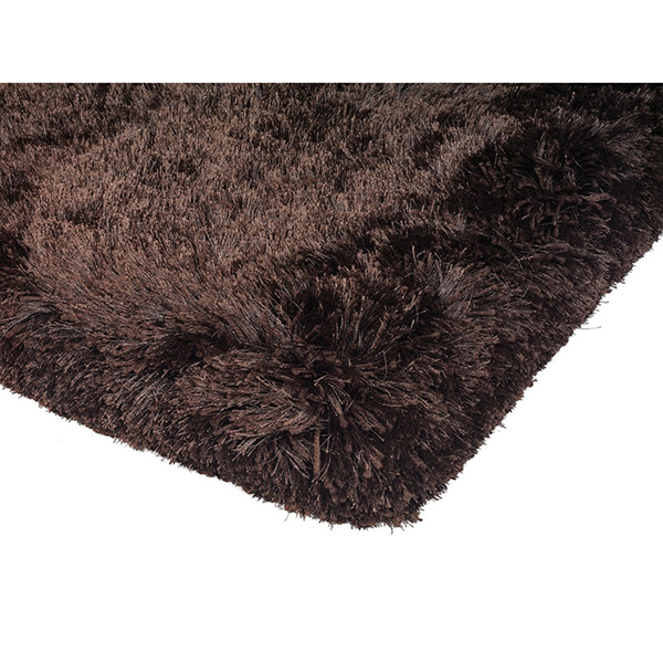 Plush Hand Woven Rug  Dark Chocolate