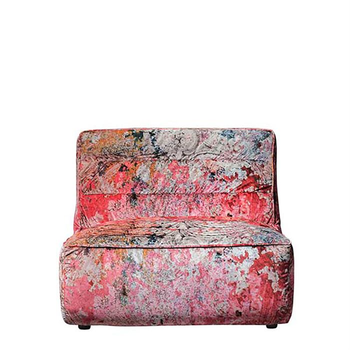 Timothy Oulton Shabby Sectional 1 Seater Sofa, Faded and Degraded Peeling Ceiling