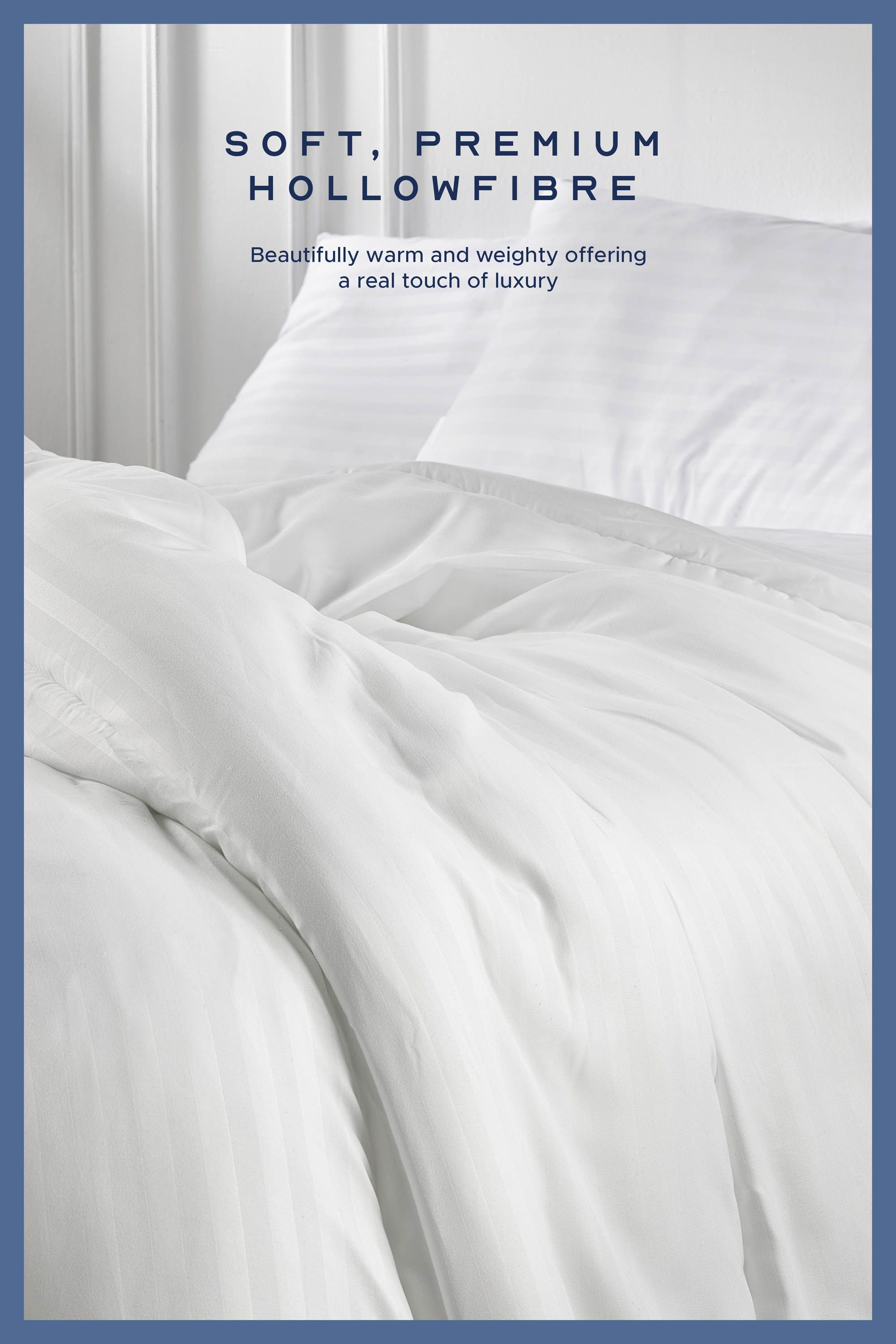 Snuggledown Hotel Quality 10.5 Tog All Year Round Duvet With 2 Pillows in White 2