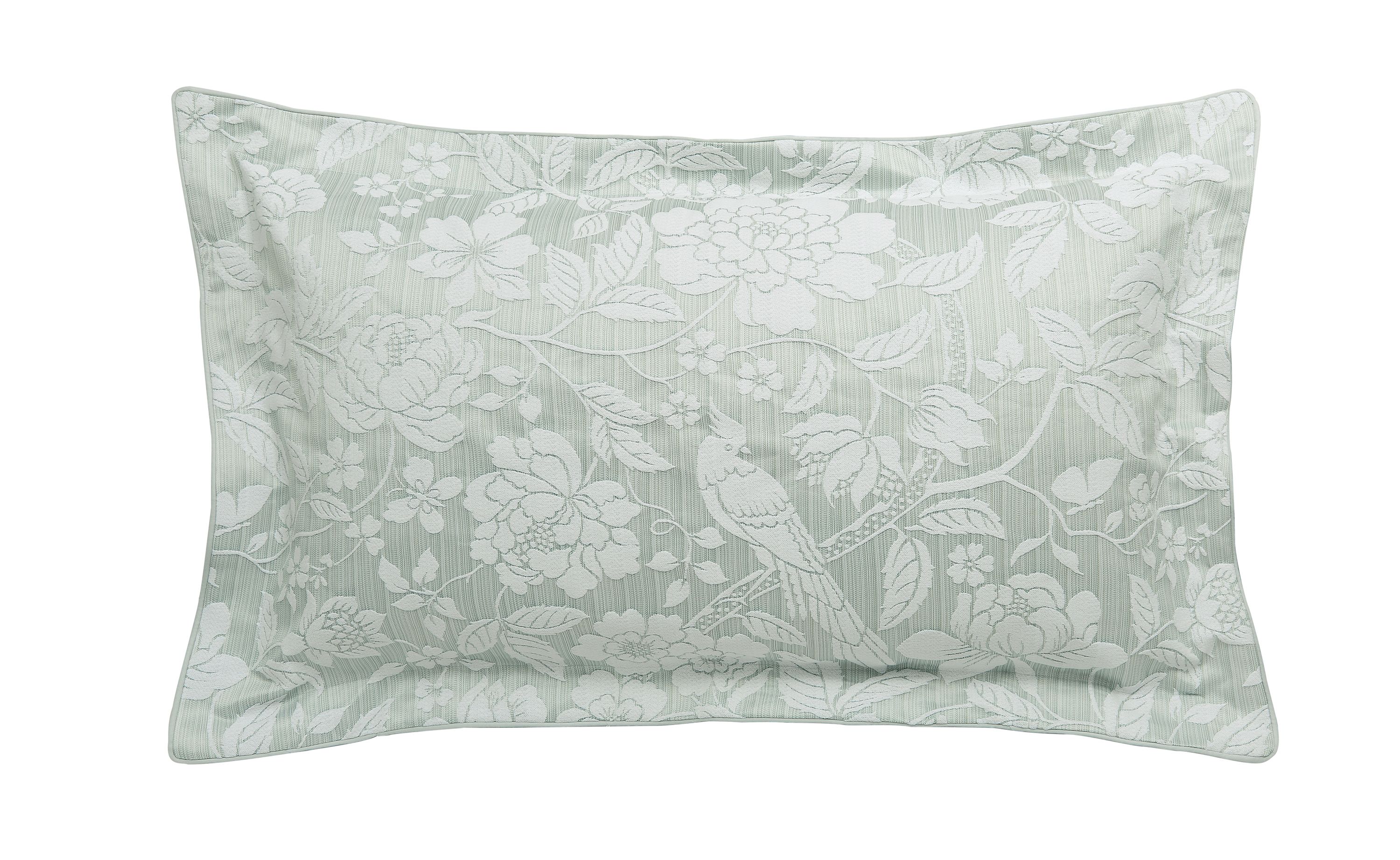Sanderson 'Pyramus' Cotton Duvet Cover Set in Aqua 3
