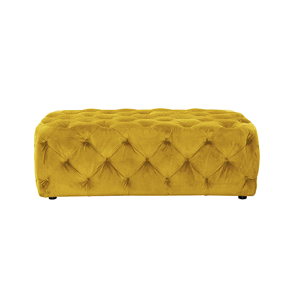 Ellonby Velvet Large Button Stool