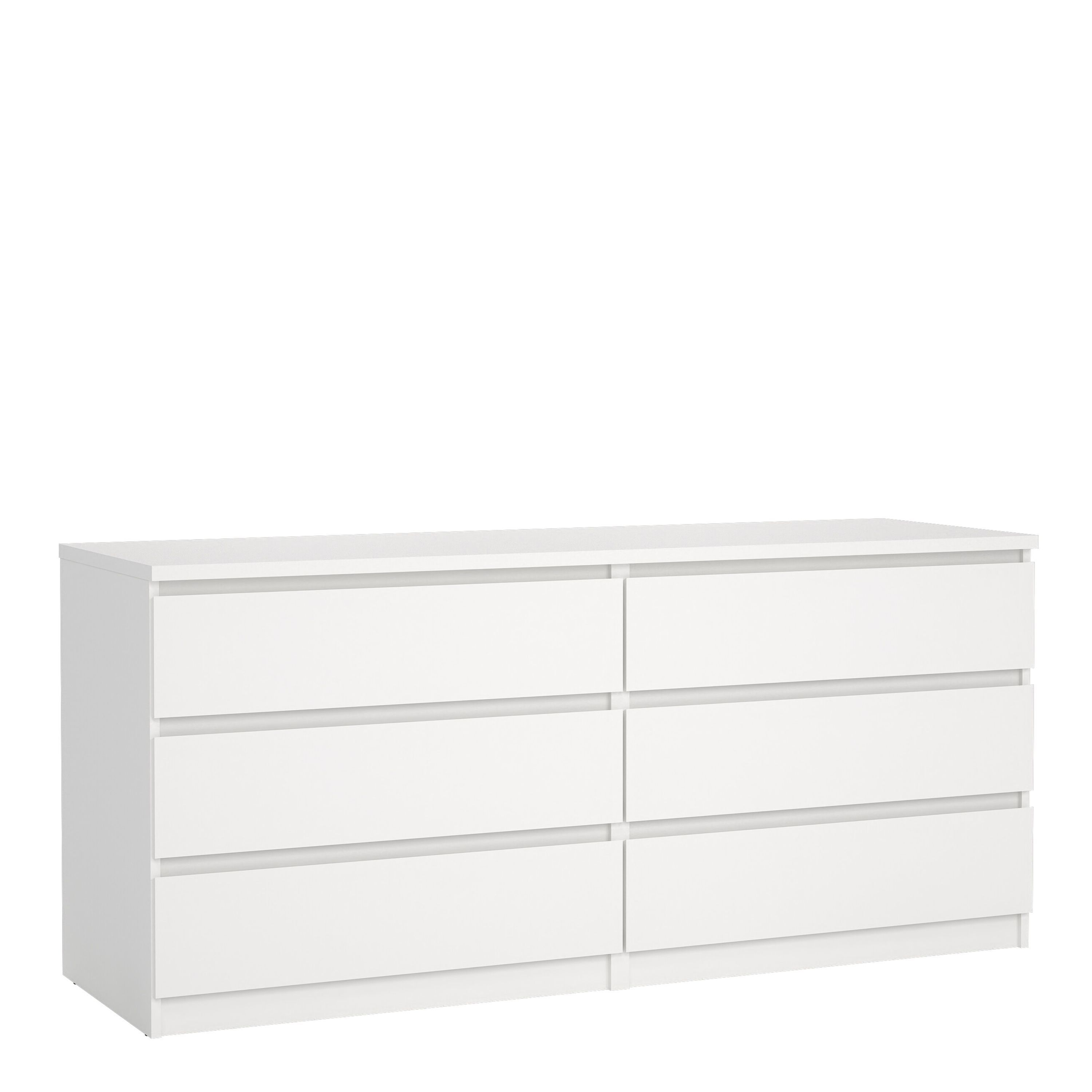 Furniture To Go Naia Wide Chest of 6 Drawers (3+3) in Natural