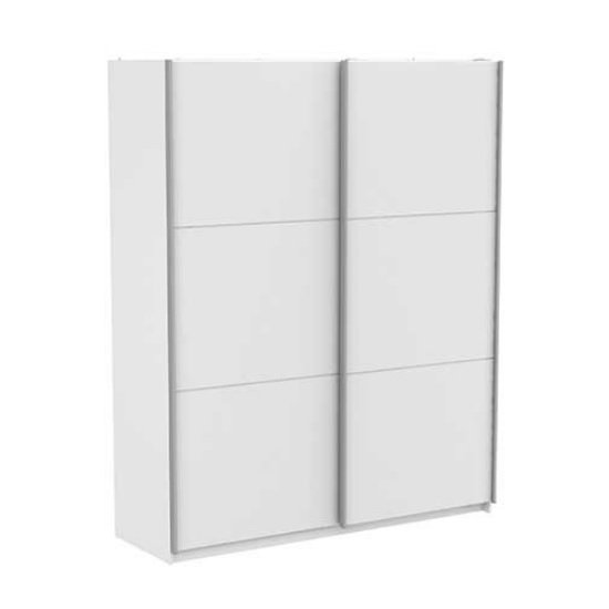 Selsey Sliding Wardrobe Wide In Matt White With 2 Doors