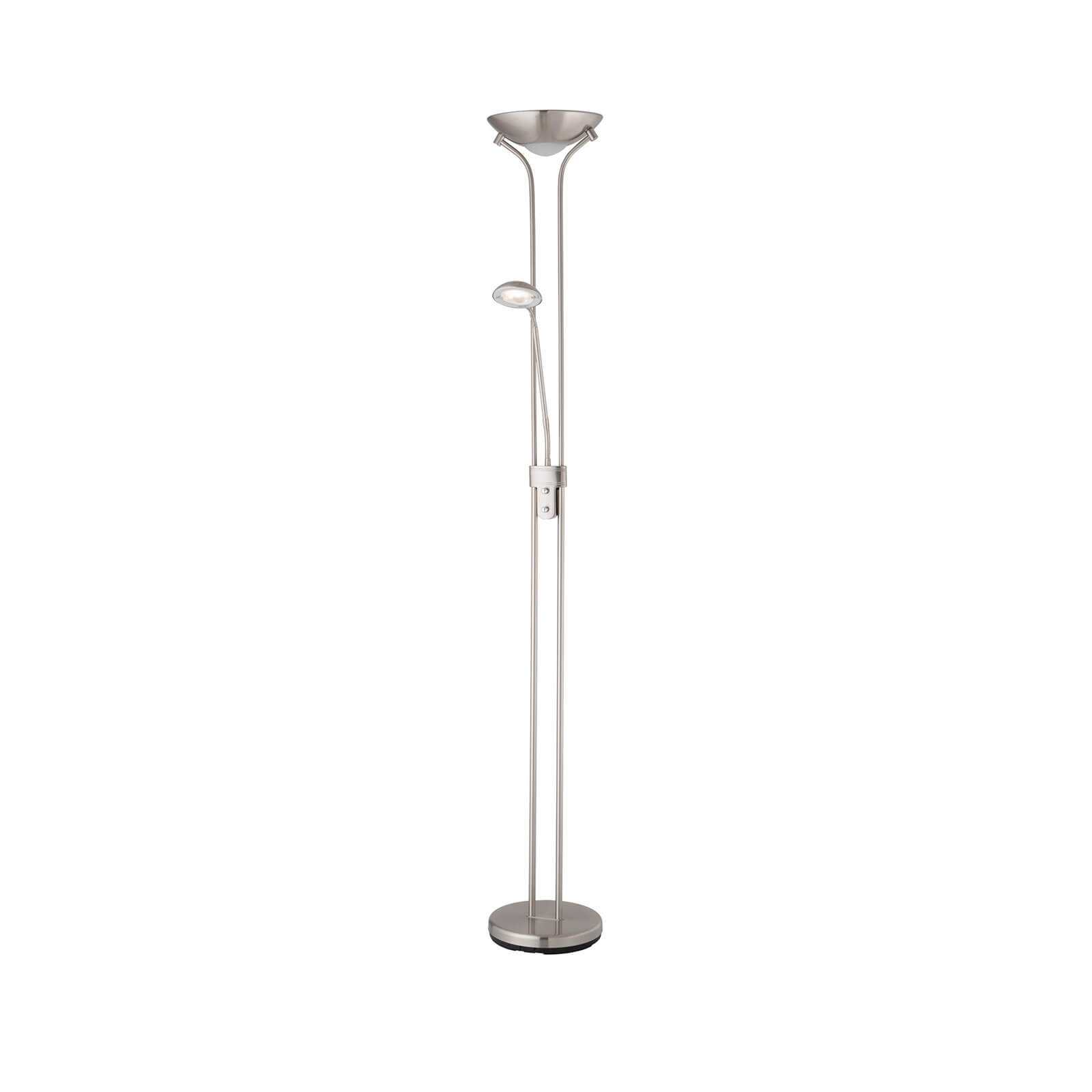 Yarra Parent and Child Floor Lamp - Chrome
