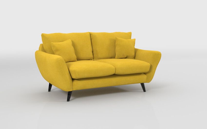 Green Fabric Edale 2 Seater Sofa