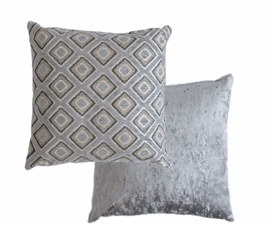 New Edge Blinds Nevada Cushion Cover in Grey