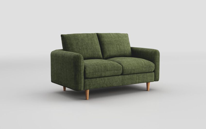 Green Fabric Biserno 2 Seater Sofa