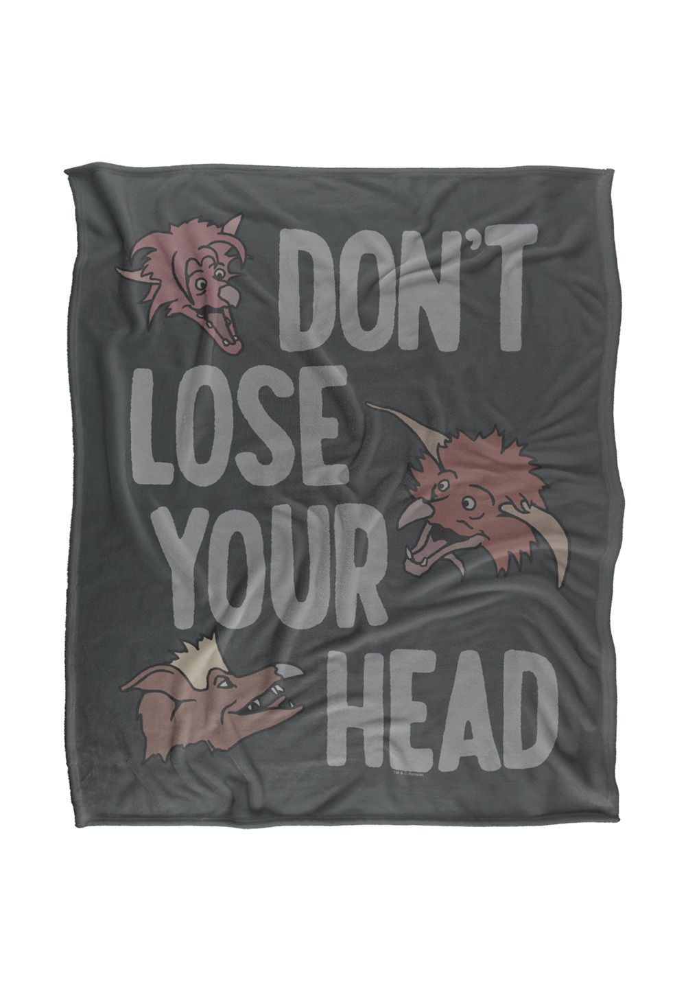 Jim Henson Labyrinth Don'T Lose Your Head Silky Touch Super Soft Throw Blanket 152 X 127 cm in White