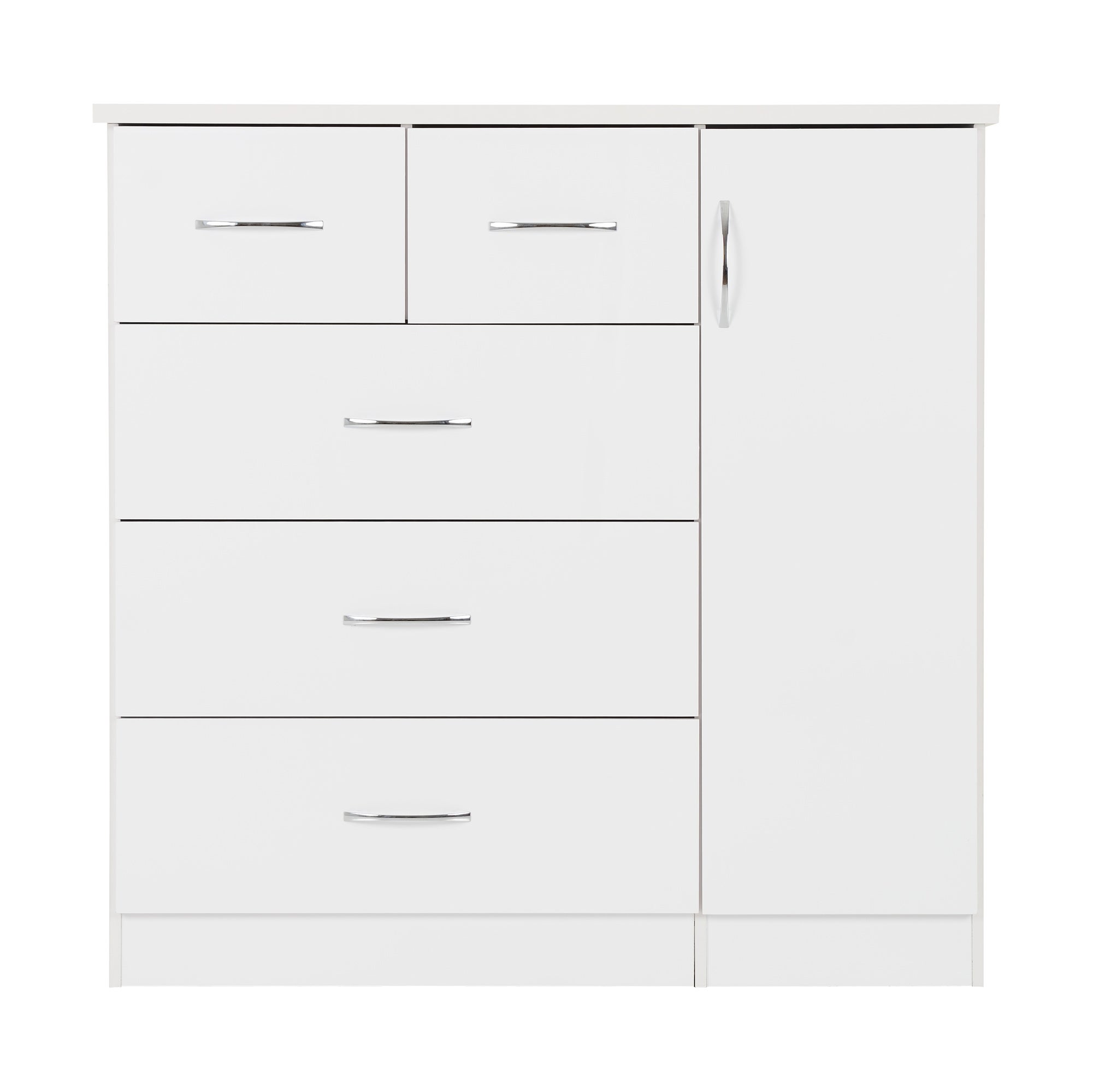 Nevada Small Single 5 Drawer Wardrobe