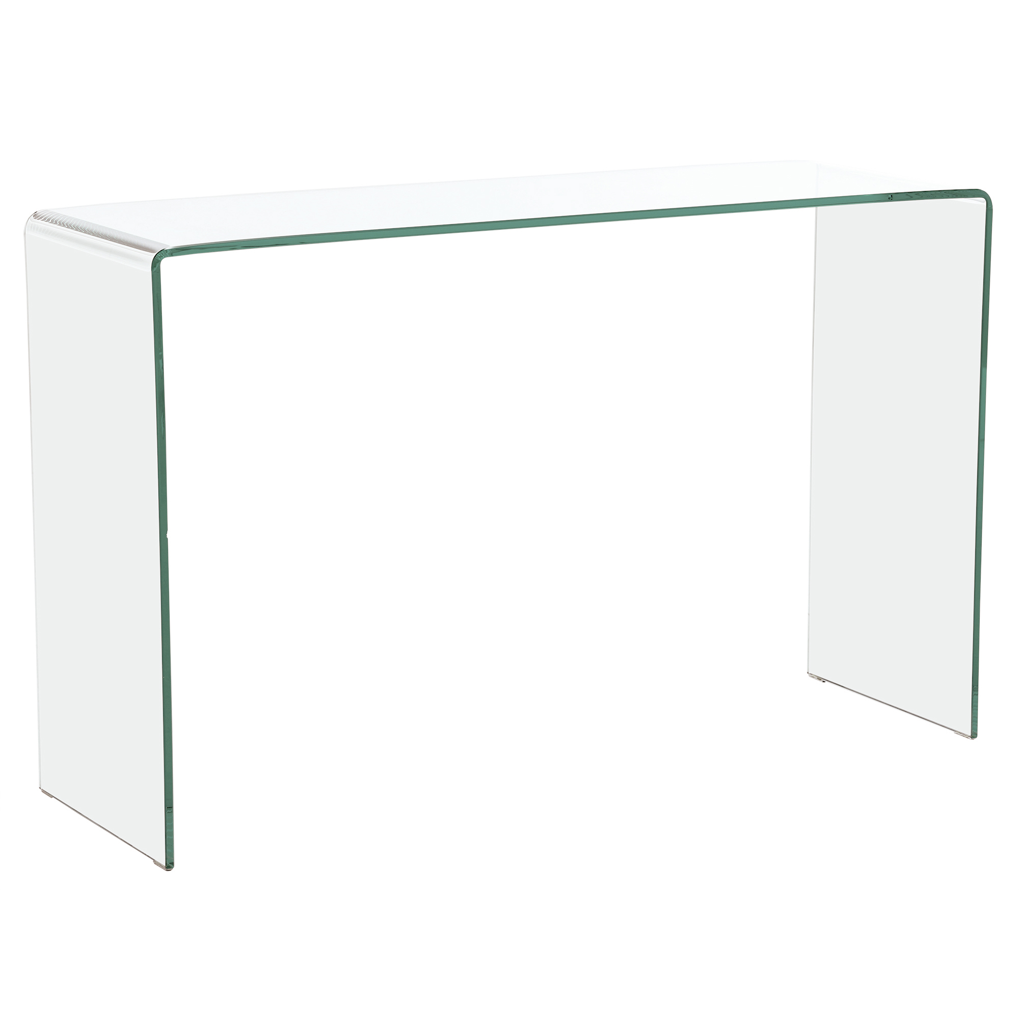 Bridge Glass Console Table, Clear