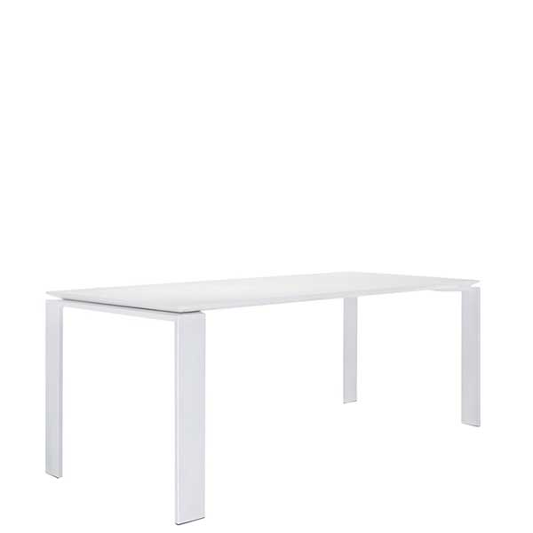 Kartell Four Dining Table  White on White
