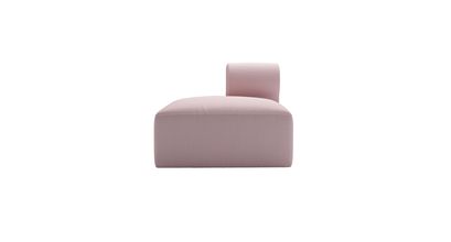 Cohen RHF Unit in Powder Pink Brushed Linen Cotton - sofa.com