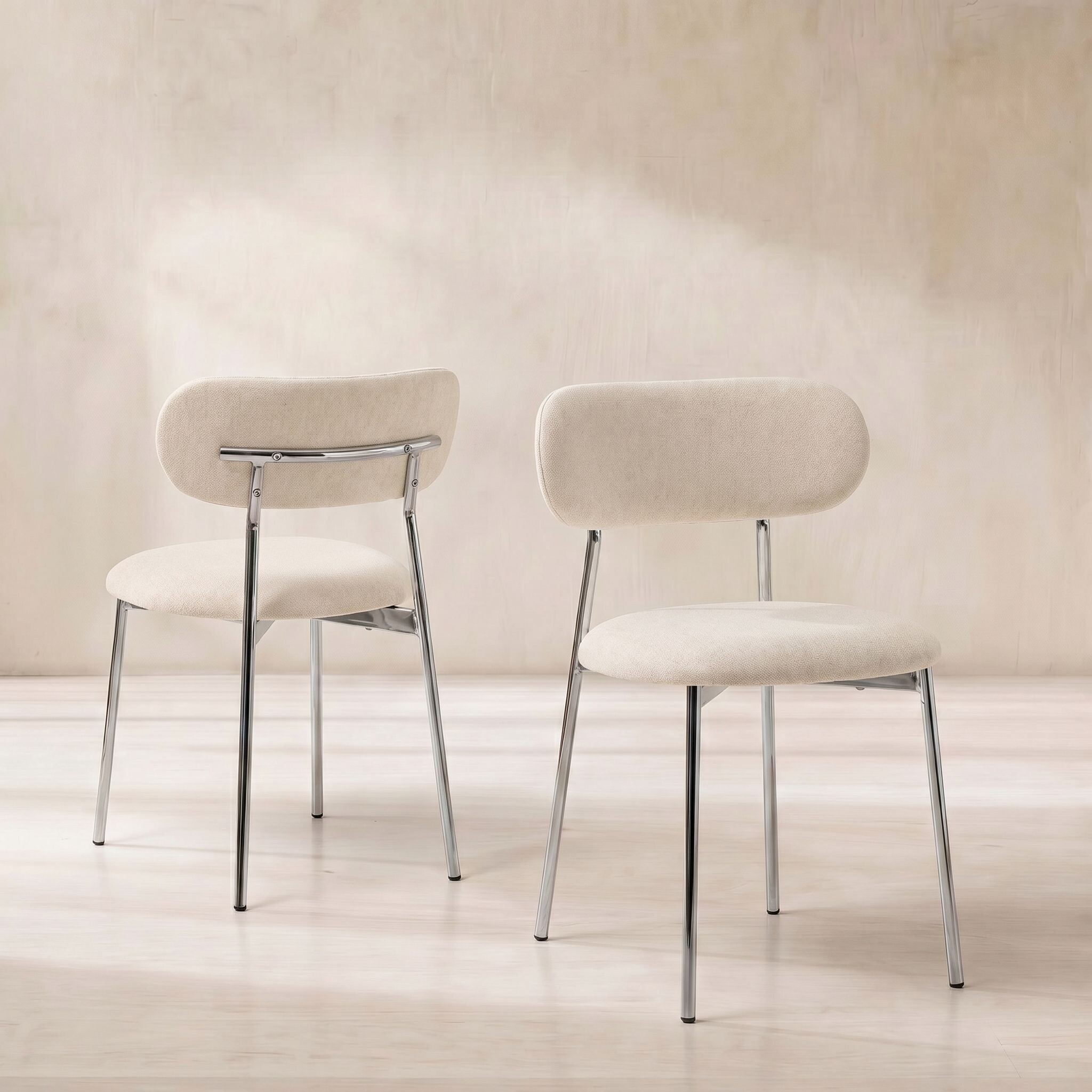 Tansley Dining Chair, Neutral Fabric | Barker & Stonehouse