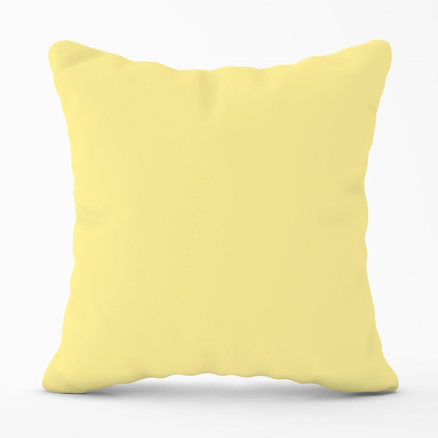 Warren Reed - Designer Sweetcorn Yellow Outdoor Cushion
