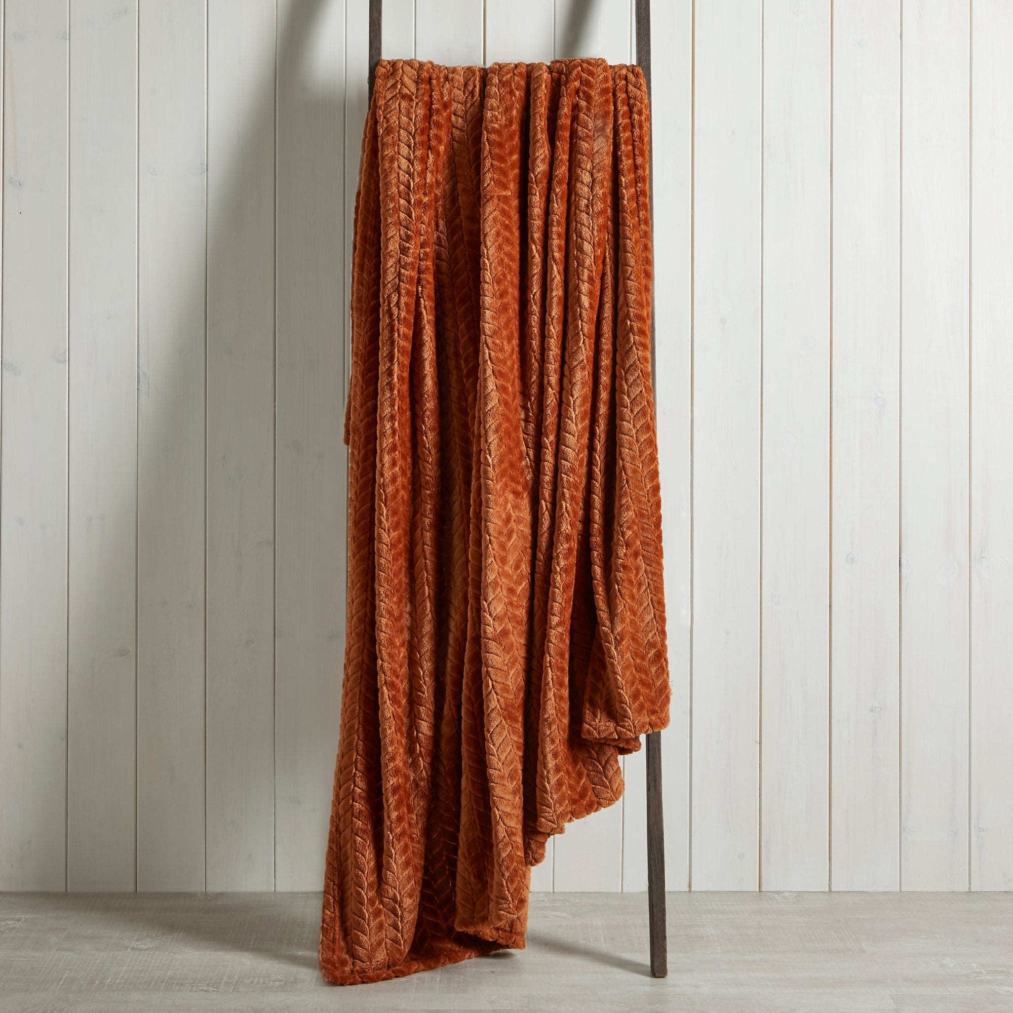 Amelia 200cm x 200cm Throw Orange