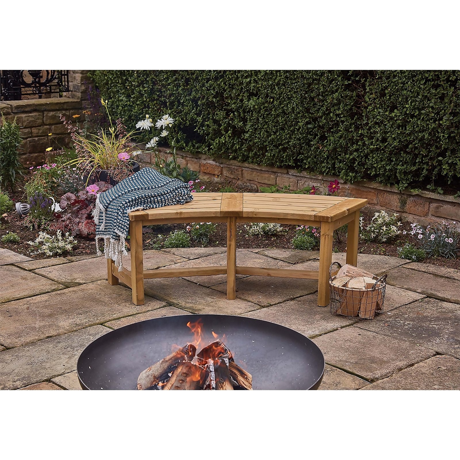 Anchor Fast Milldale Curved Bench FSC