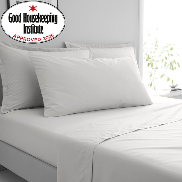 Pure Cotton Kingsize Pillowcase Pair