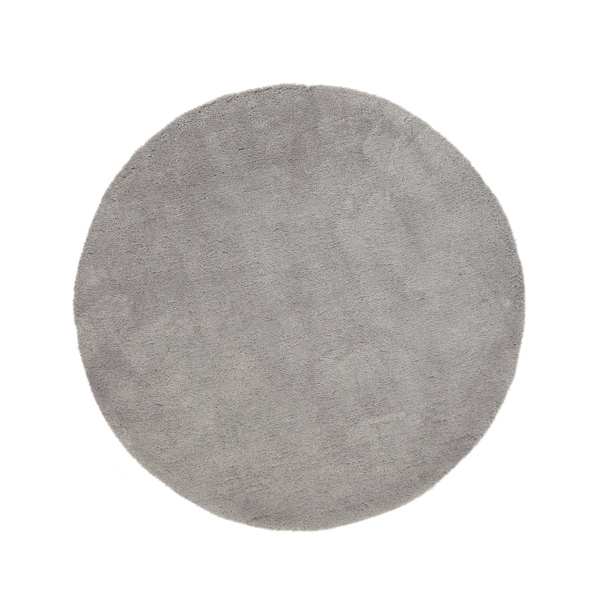 Teddy Bear Circle Rug Grey
