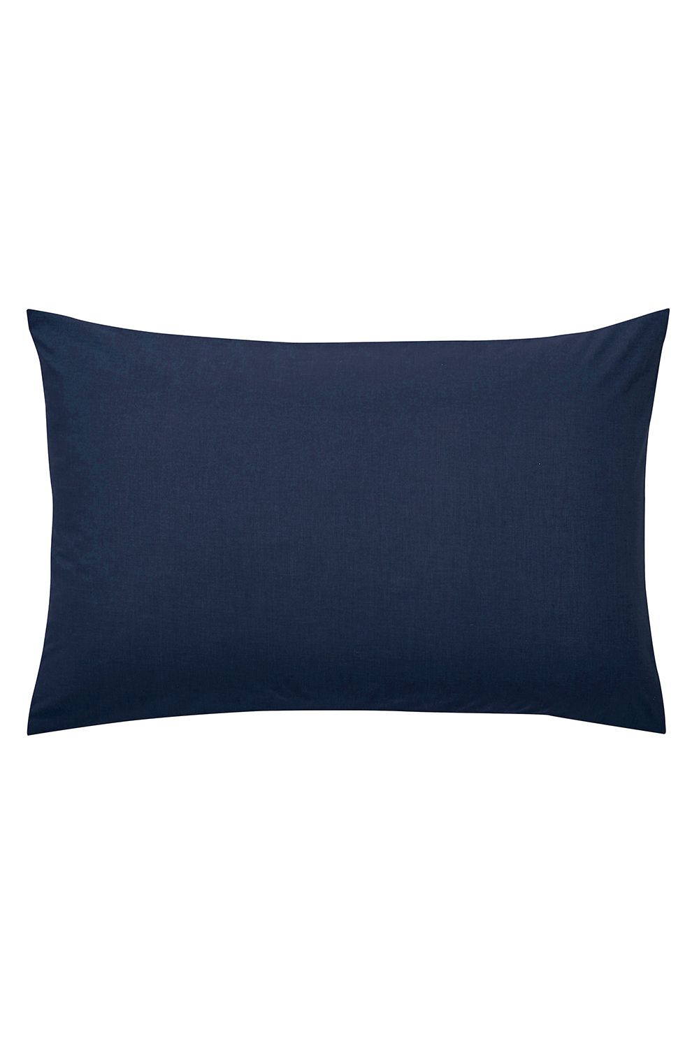 Helena Springfield 'Plain Dye Large' Polycotton Standard Pillowcase in Navy