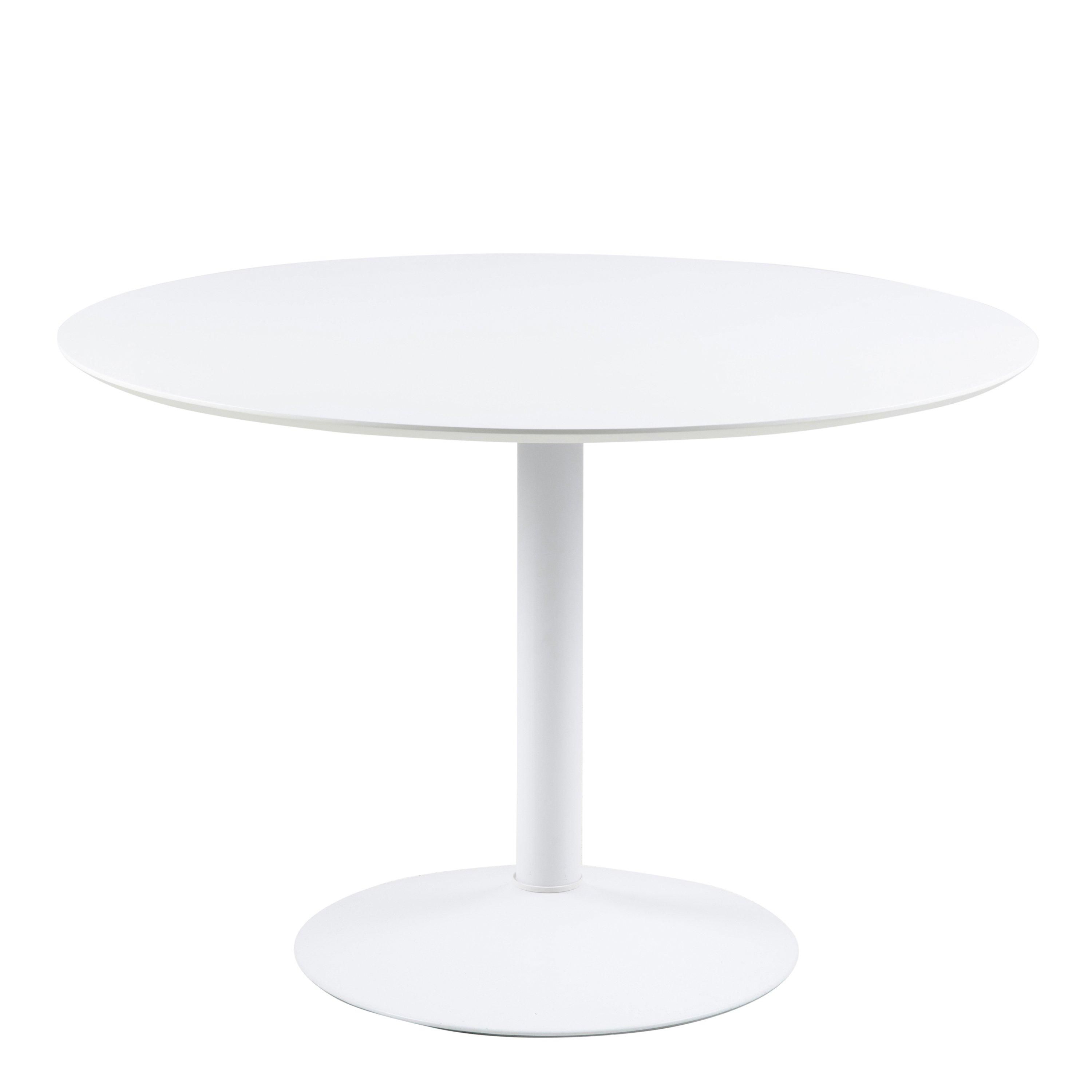 Furniture To Go Ibiza Round Dining Table in White