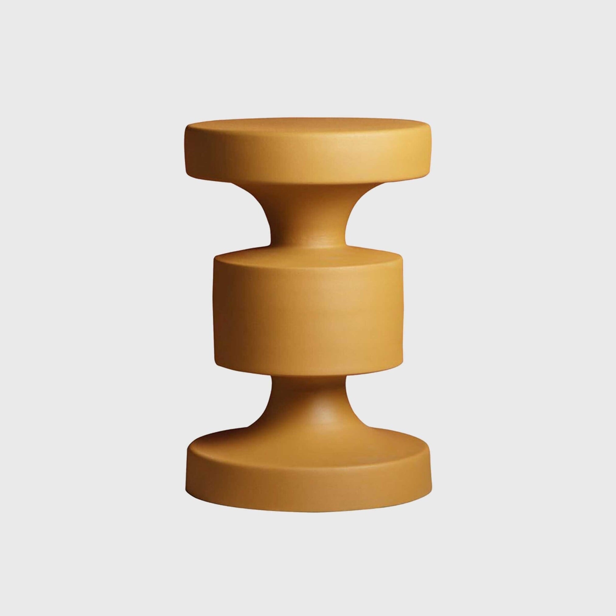 Ochre Side Table, Round, Yellow Metal | Barker & Stonehouse