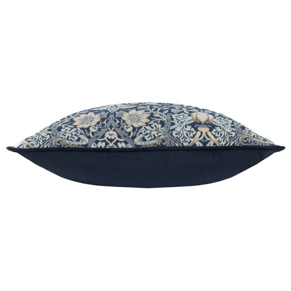 Morris & Co. Strawberry Thief Jacquard Square Cushion 4