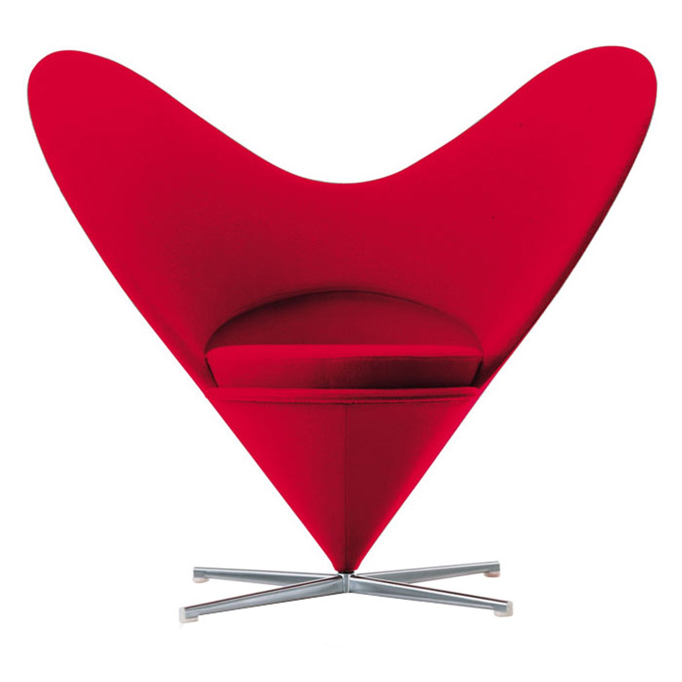 Vitra Heart Cone Chair Red