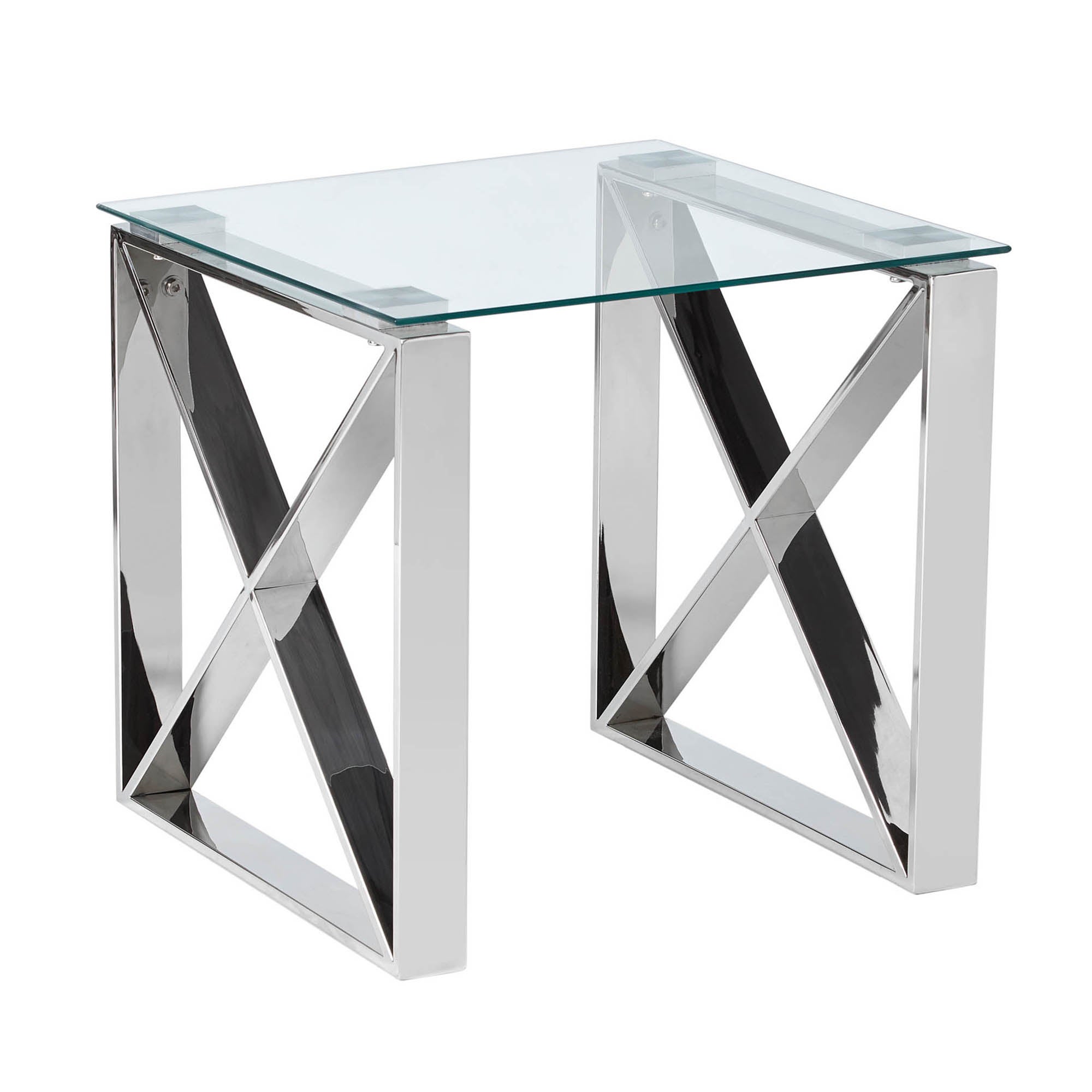5A Fifth Avenue Madison Side Table Chrome