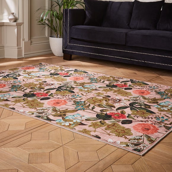 Clarke and Clarke Passiflora Washable Rug