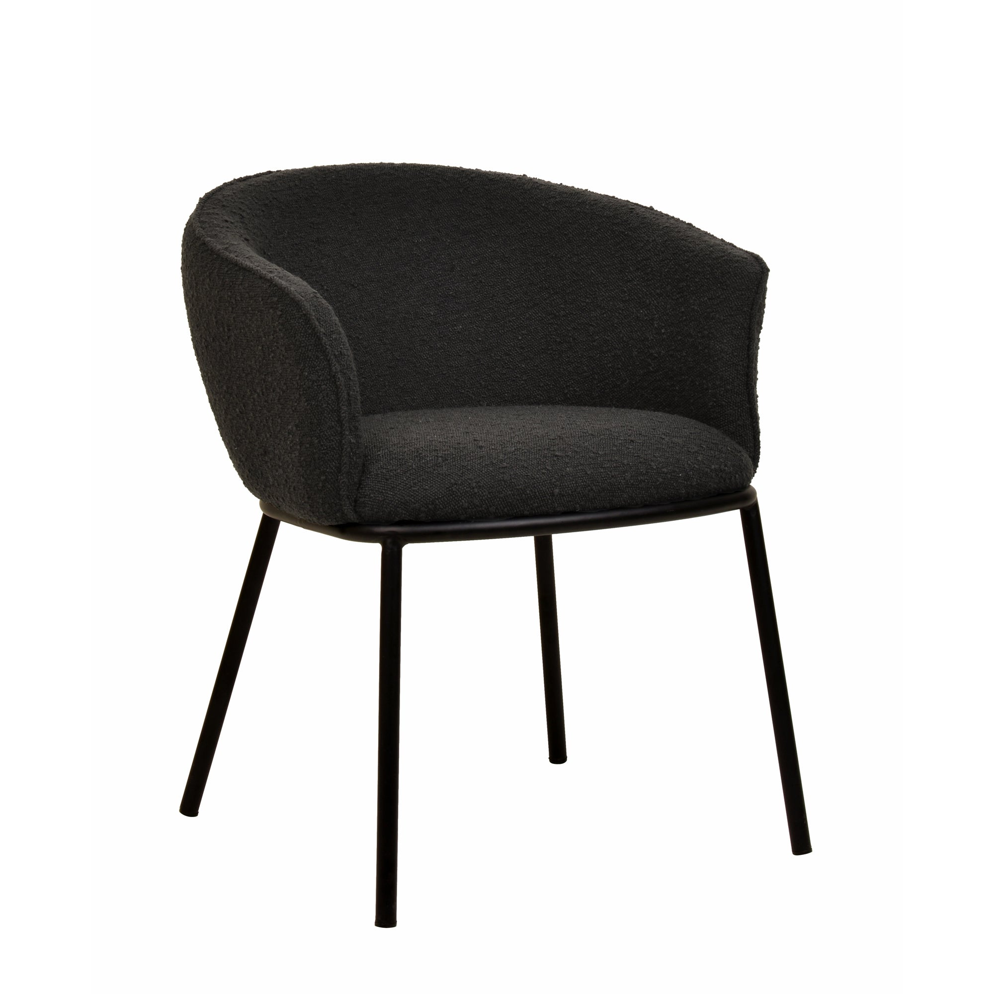 Ciara Chair Boucle Black