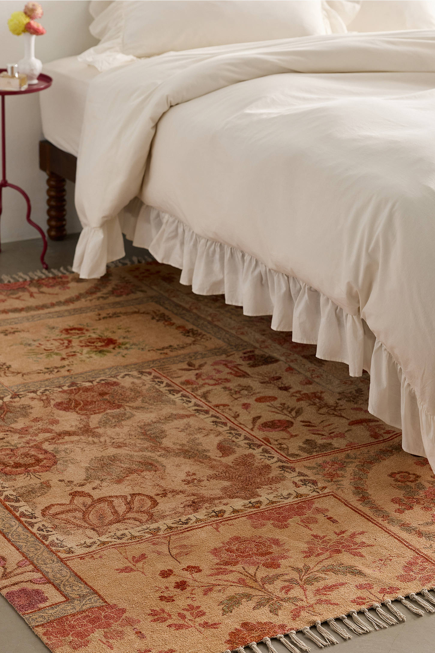 Patchwork Antique 5x7ft / 150x210cm Rug - Pink