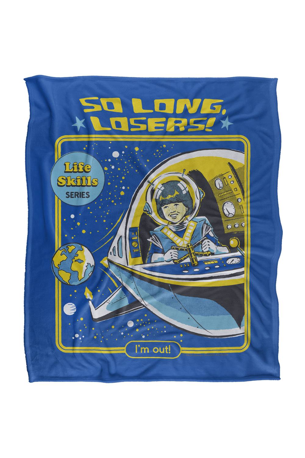 Steven Rhodes So Long Losers Silky Touch Super Soft Throw Blanket