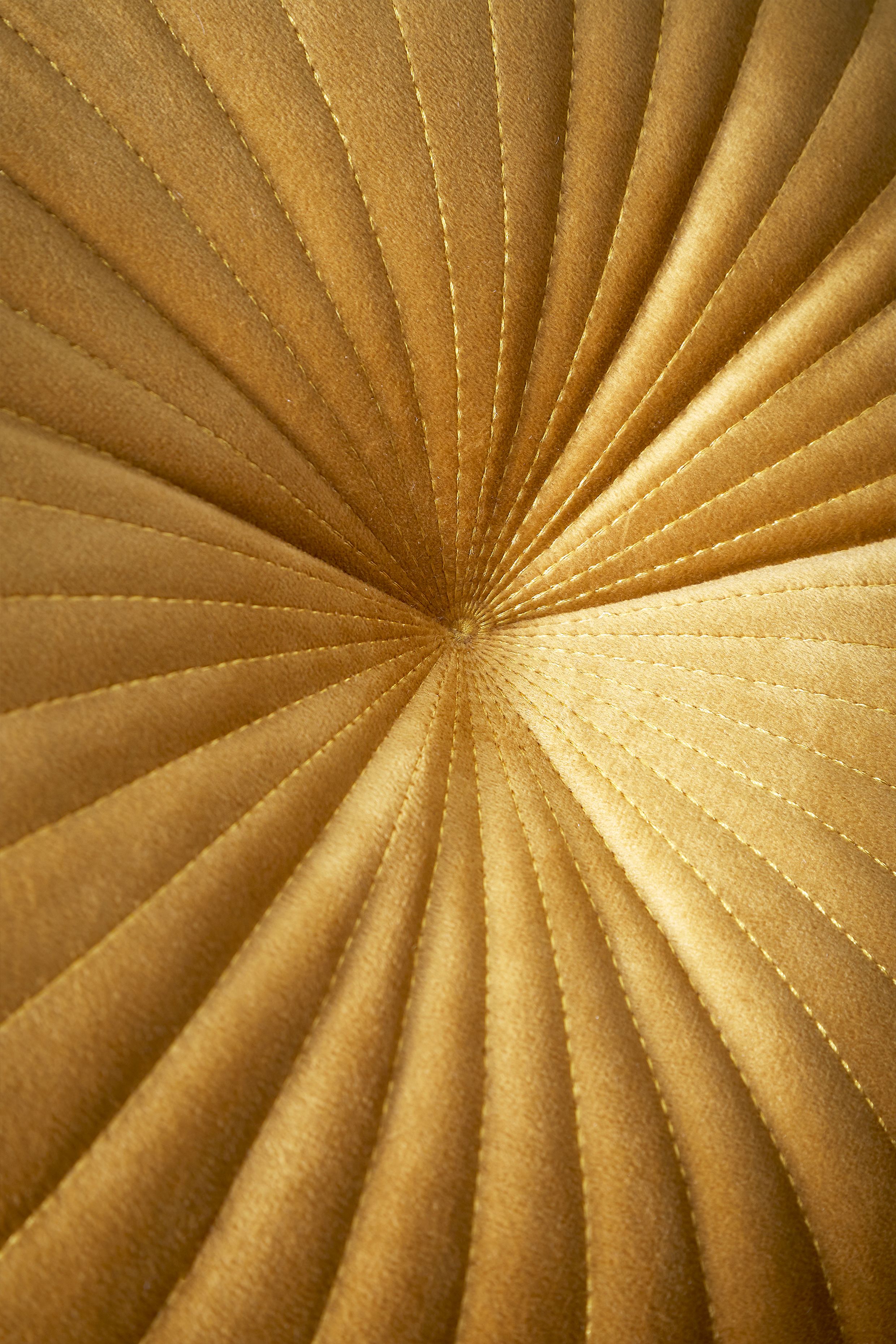 Catherine Lansfield 'Round' Cushion in Mustard 2