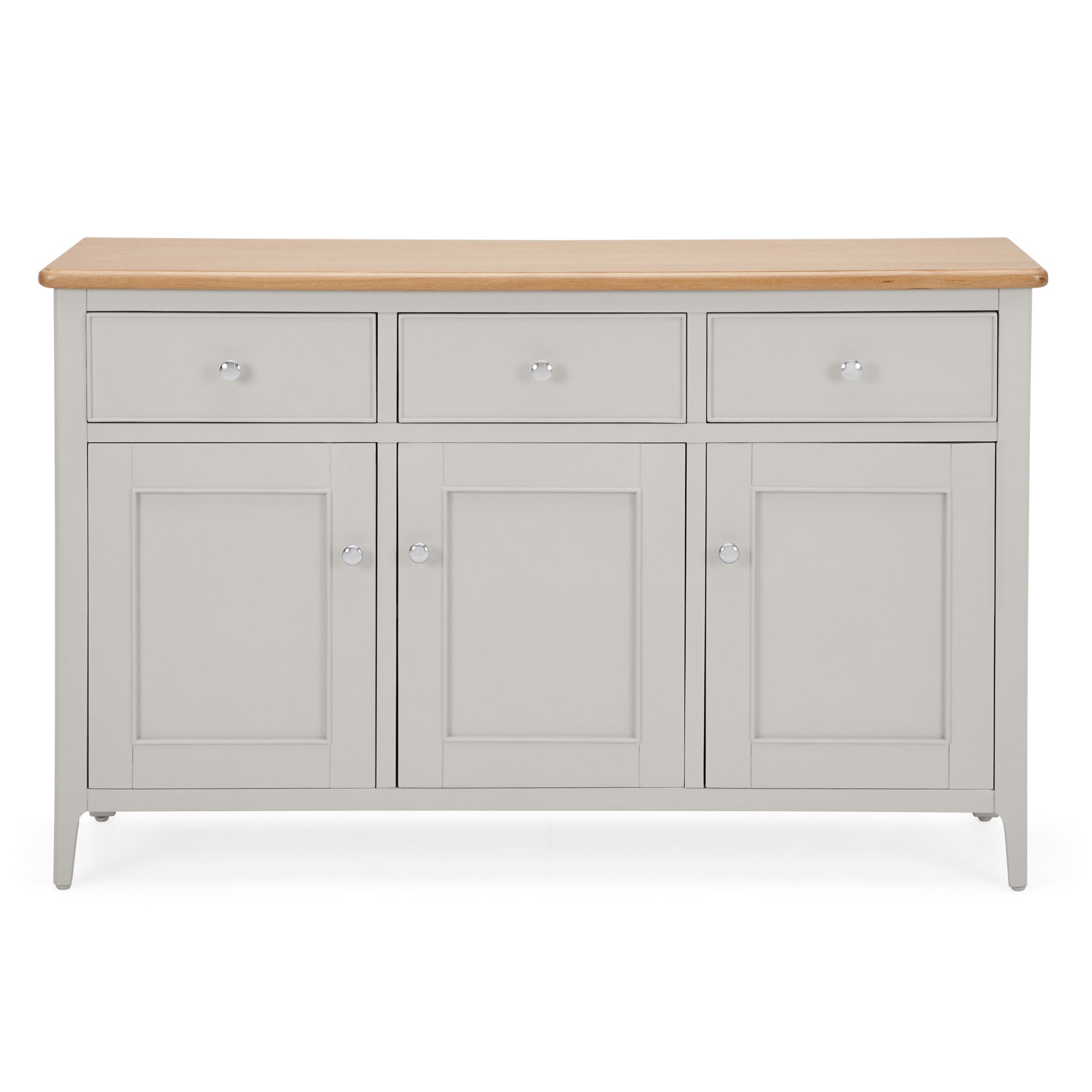 Freya Large Sideboard Grey and Brown