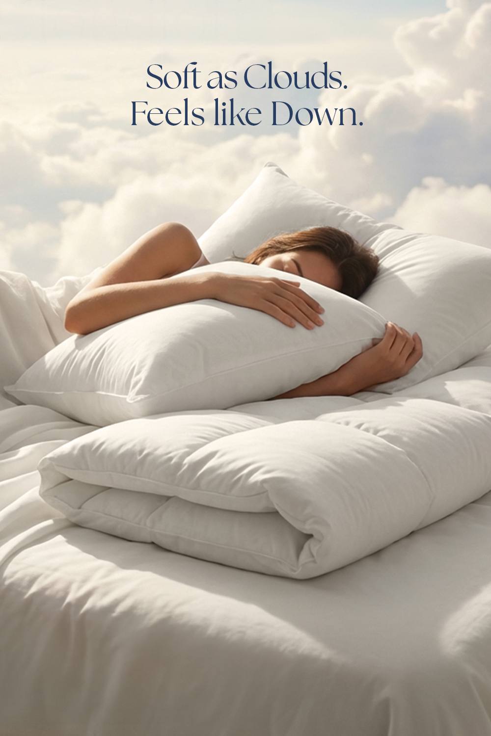 CHRISTY 'Cloud Loft' Lightweight All Season 10.5 Tog Duvet in White 3