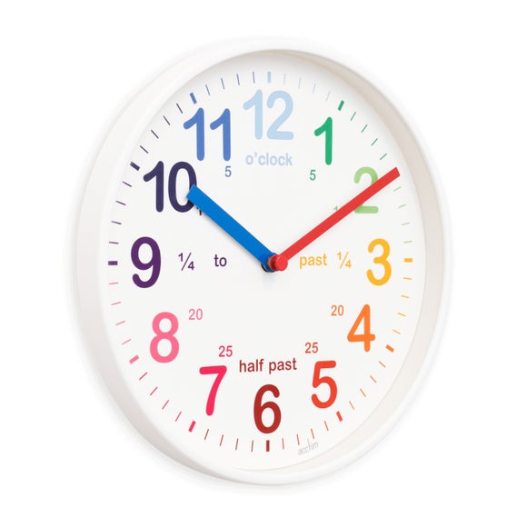 Acctim Wickford Time Teaching Kids Wall Clock 3